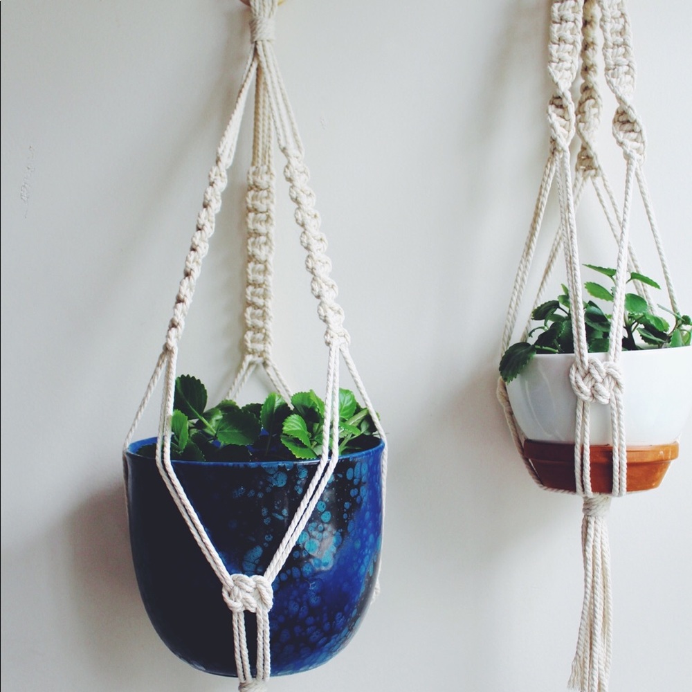 Macrame Plant Hangers - Picture 1 of 7